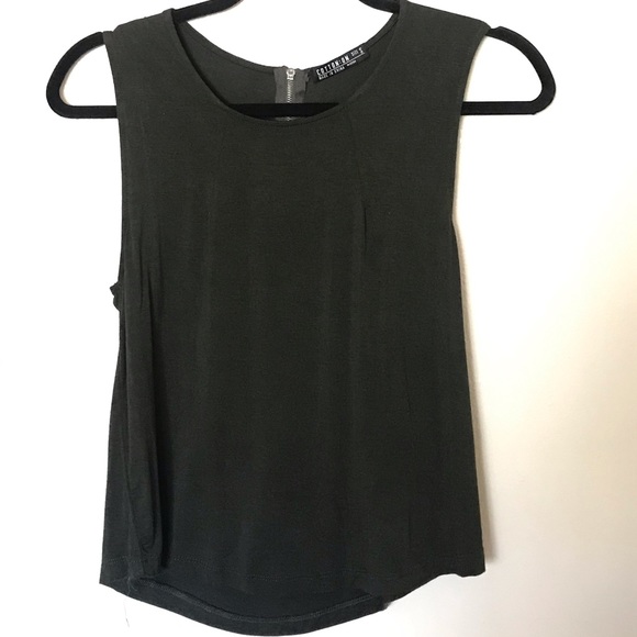 Cotton On Tops - Cotton On Army Green Tank Size Small